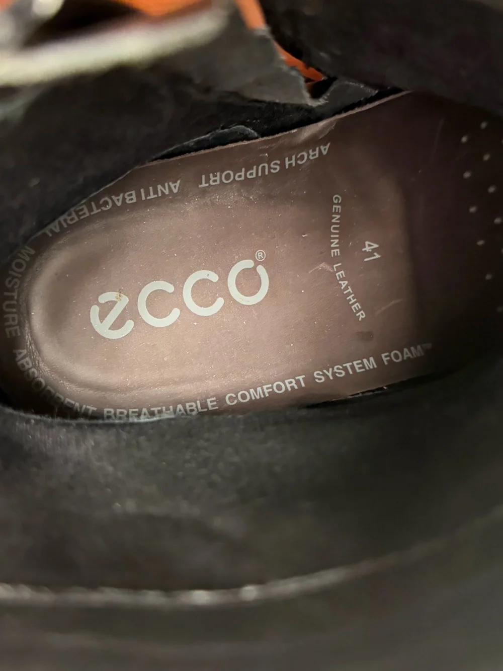 ECCO McCollins Men Black Leather Skull dragon  Boots Y2K